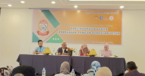 Cegah Alih Fungsi Lahan, Yeni Rahman Sosialisasi Perda LP2B ke Masyarakat Makassar 
