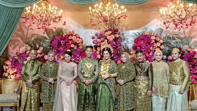 Resepsi Pernikahan Putri Amir Uskara Dihadiri Artis, Politisi Senayan dan Bacabup se-Sulsel