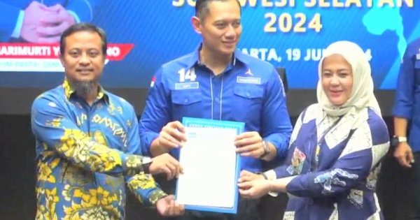 Demokrat Resmi Dukung ASS-Fatmawati di Pilgub Sulsel