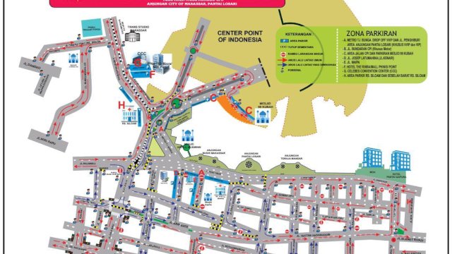 Dishub Makassar Terapkan Kontra Flow untuk Lancarkan Lalu Lintas Selama F8