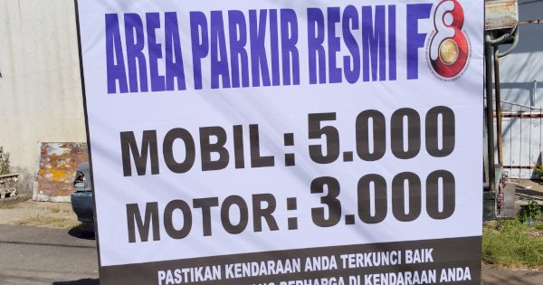 Perumda Parkir Makassar Keluarkan Tarif Resmi di F8
