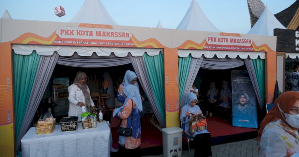 TP PKK Kota Makassar Bangkitkan Potensi UP2K dan UMKM Digelaran F8
