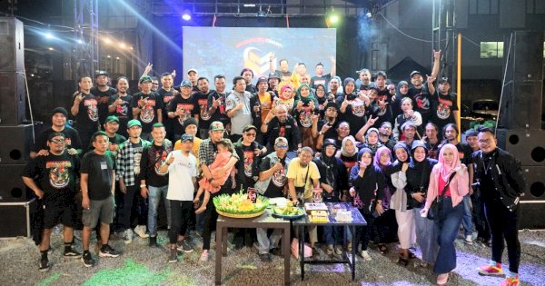 Dihadiri Forkopimda Sulsel dan Makassar, Perayaan Anniversary ke-4 LMMC 90&#8217;s Berjalan Lancar