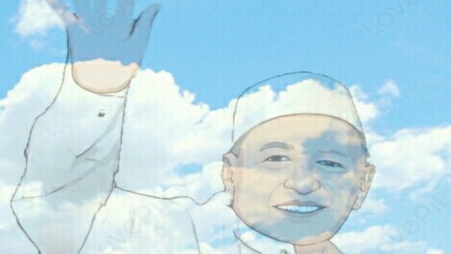 Karikatur Hamzah Haz meninggal dunia (Dodi/harian.news)