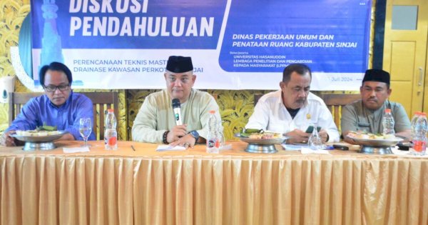 Pemkab Sinjai Lakukan Penyusunan Master Plan Drainase Bersama LPPM Unhas dan