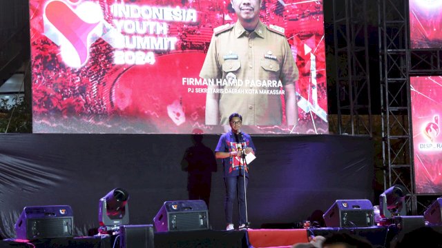Pembukan kegiatan Indonesia Youth Summit (IYS) 2024 di Tokka Tena Rata, Kabupaten Maros, Selasa (23/07/2024).