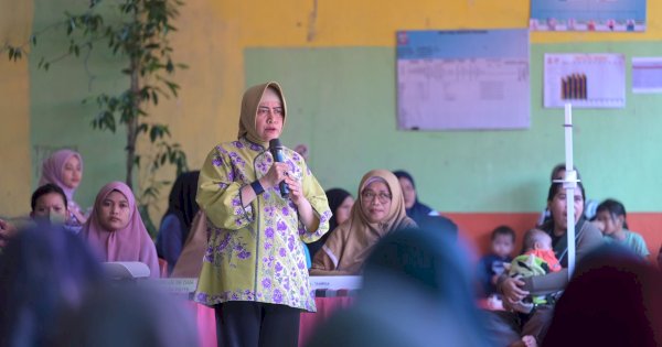 Indira Yusuf Ismail Tinjau Posyandu untuk Perkuat Pencegahan Stunting di Makassar
