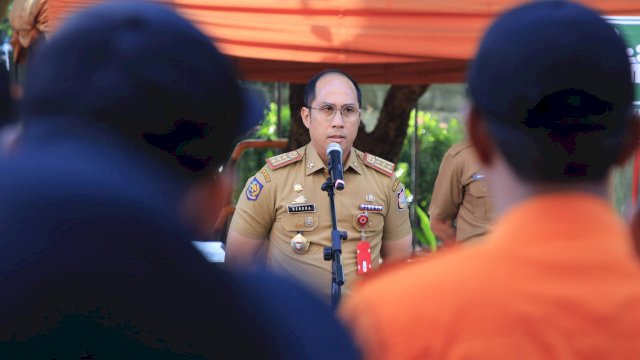 Kepala Pelaksana BPBD Kota Makassar, Achmad Hendra Hakamuddin.