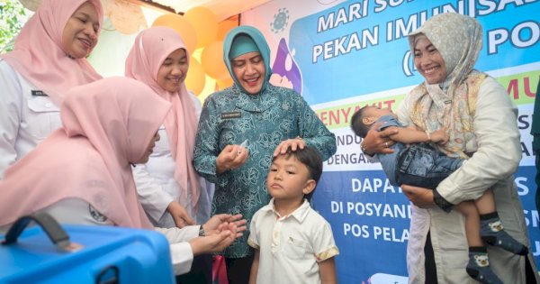 Pekan Imunisasi Nasional Dimulai di Kota Makassar, Indira Yusuf Ismail Dorong Partisipasi Tinggi Masyarakat