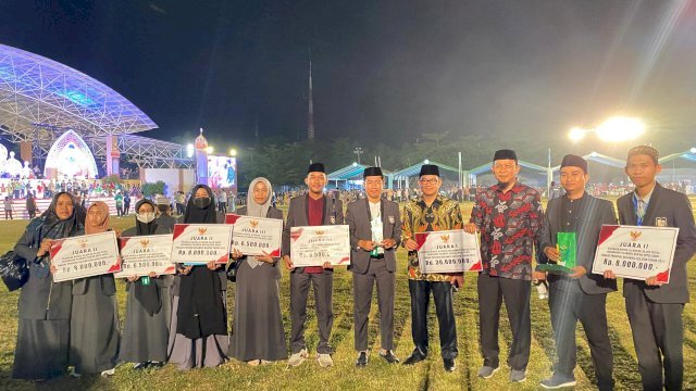 Makassar Juara Umum Kedua di MTQ XXXIII Sulsel, Raih 6 Medali Emas