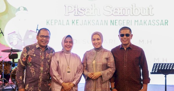 Indira Bareng Danny Sambut Kajari Makassar yang Baru Nauli Rahim dan Lepas Andi Sundari