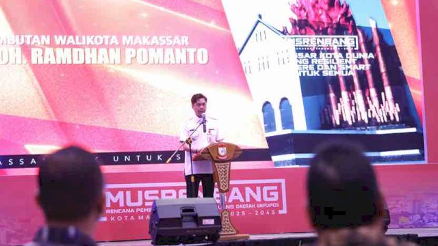 Pembukaan Musyawarah Rencana Pembangunan (Musrenbang) Rencana Pembangunan Jangka Panjang Daerah (RPJPD) tahun 2025-2045, di Four Point by Sheraton, Rabu (24/04/2024).