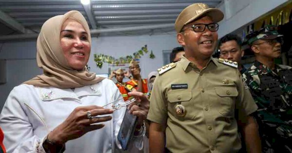 Pj Gubernur Sulsel dan Wali Kota Makassar Tinjau Pos Pengamanan Lebaran Idul Fitri