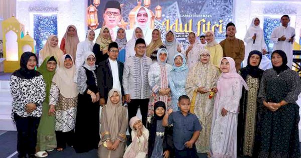 Ribuan Warga Makassar Hadiri Open House Idul Fitri di Kediaman Wali Kota Danny Pomanto