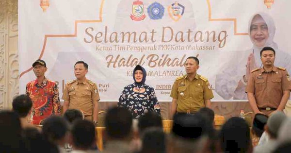 Sinergi Membangun: Ketua TP PKK Kota Makassar Hadiri Halalbihalal Kecamatan Tamalanrea