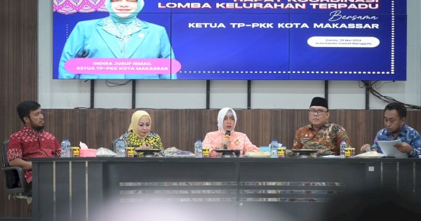 Indira Yusuf Ismail Pimpin Rakor Lomba Kelurahan Terpadu di Manggala