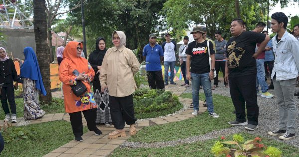 Indira Yusuf Ismail dan Wali Kota Tinjau Persiapan Lomba Kelurahan Terpadu di Manggala
