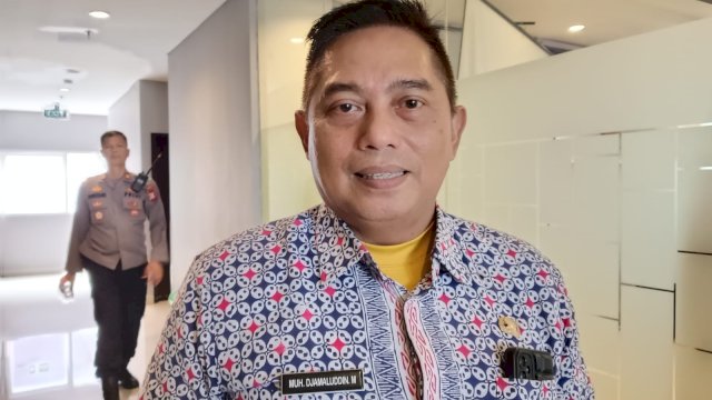 Kabid Kewaspadaan Nasional dan Penanganan konflik Kesbangpol kota Makassar, Muh Djamaluddin. Foto: HN/Sinta