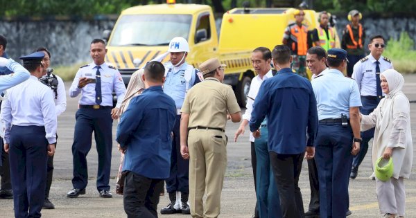 Ikut Sambut Presiden di Pangkalan TNI AU Sultan Hasanuddin, Danny Ditanyai soal Makassar