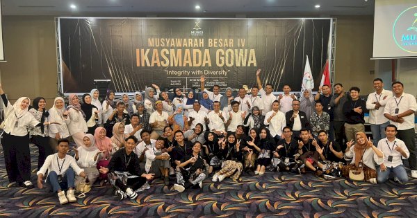 Mubes, RKN Terpilih Secara Aklamasi Pimpin DPP IKASMADA Gowa