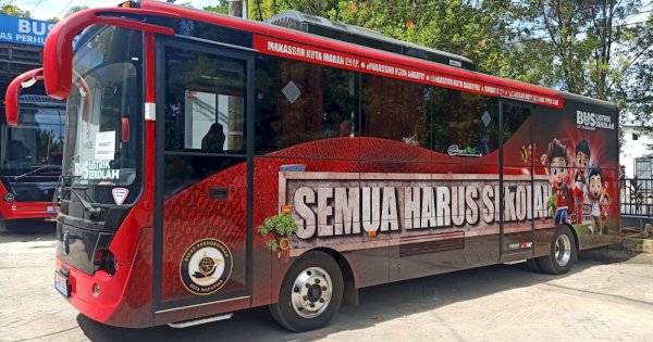 Segera Mengaspal Pekan Depan, Intip Fasilitas dan Rute Bus Listrik Sekolah Kota Makassar