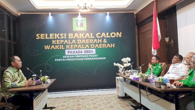 Suasana Uji Kelayakan Calon Gubernur Sulsel Mohammad Ramdhan Pomanto, Foto: Dok PPP