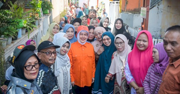 Indira Yusuf Ismail Tinjau dan Apresiasi Lorong Wisata Gimje di Tallo