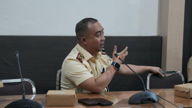 Kabid Pajak Daerah Bapenda Kota Makassar Muhammad Ambar Sallatu. Foto: HN/Sinta