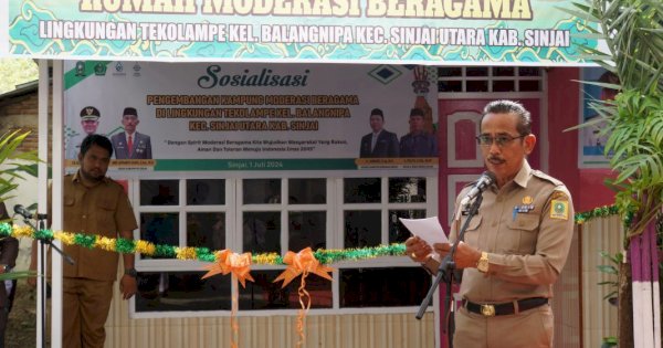 Sekda Sinjai Resmikan Rumah Moderasi Beragama