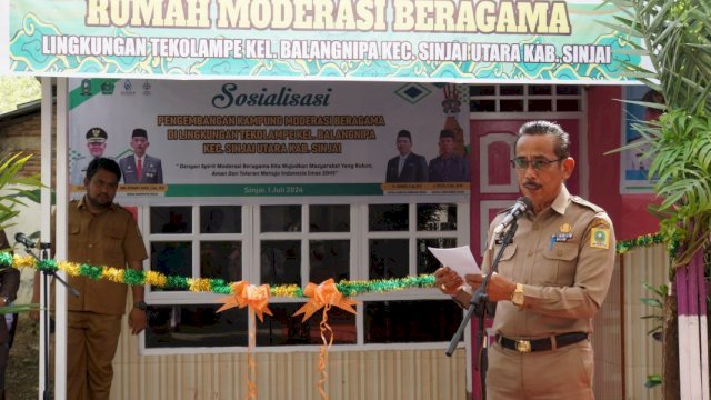 Sekda Sinjai Resmikan Rumah Moderasi Beragama