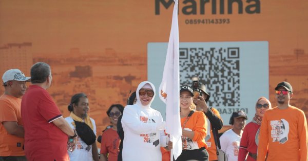 Lewat Senam Ininnawa, Indira Galang Relawan untuk Pemilihan Wali Kota Makassar