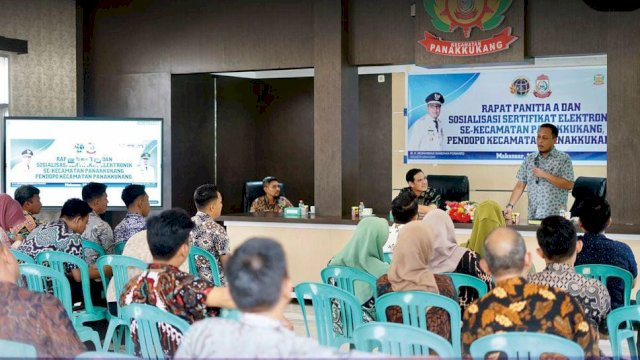 Kecamatan Panakkukang Lakukan Sosialisasi Sertifikat Elektronik