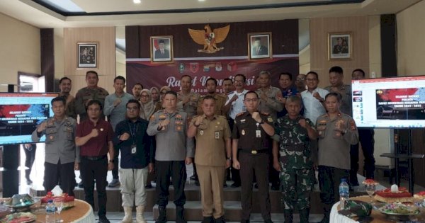 Polres Sinjai Rakor Persiapan Pengamanan Pilkada