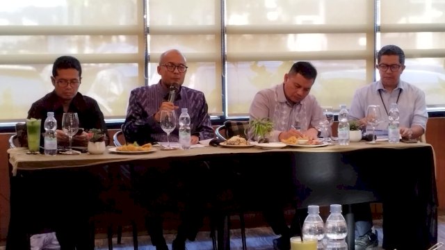 Gelaran BI Bareng Media, di Grind & Pull, Makassar, Kamis, (15/08/2024).