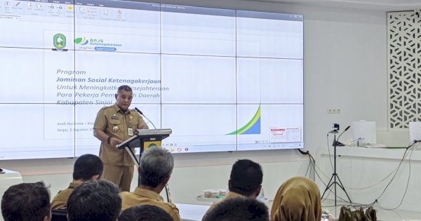 Pj Bupati Sinjai Dorong Perlindungan Sosial Bagi Tenaga Kerja