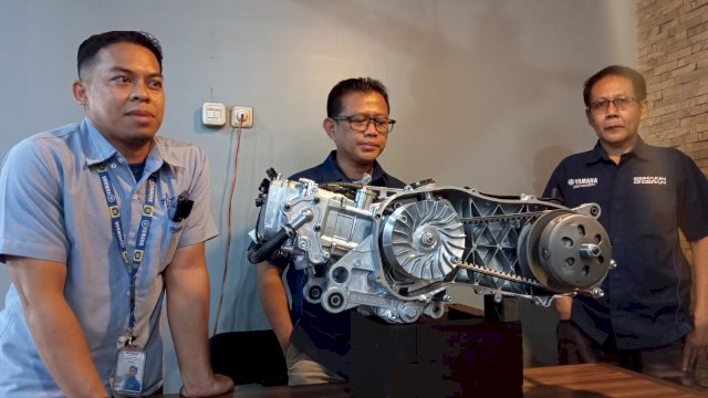Mesin YECVT yang disematkan pada motor Yamaha NMAX Tubro. (Foto: Humas SJAM)