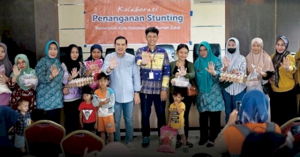 Kecamatan Panakkukang Bersama Rumah Zakat Gelar Diskusi Stunting dan Pembagian Bantuan Makanan