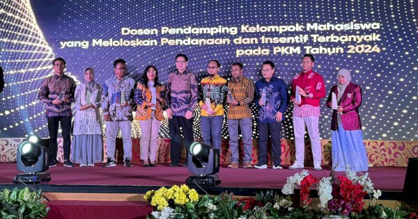 Unhas Sabet 5 Penghargaan Sekaligus di Ajang PKM Award 2024