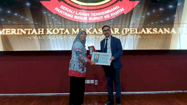 Suasana Anniversary 15Th Media KabarMakassar.com berlangsung di Ballroom Teater, Menara Phinisi Universitas Negeri Makassar, Kamis (29/08/2024).