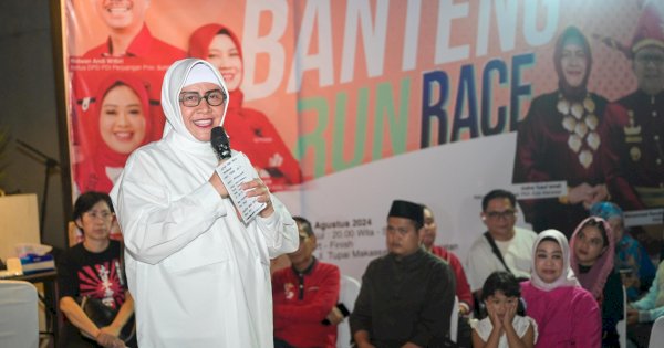 Semarakkan HUT RI ke-79, Indira Yusuf Ismail Resmi Buka Banteng Run Race di Kecamatan Mamajang