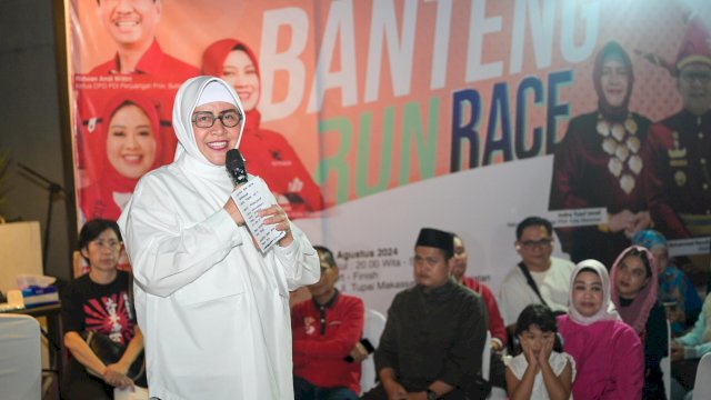 Semarakkan HUT RI ke-79, Indira Yusuf Ismail Resmi Buka Banteng Run Race di Kecamatan Mamajang