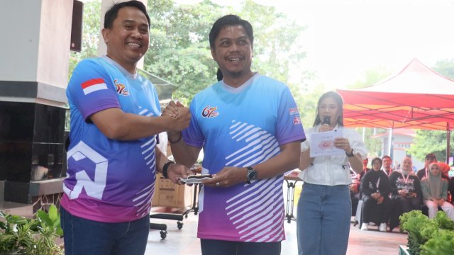 PJ Sekda Makassar, Firman Hamid Pagarra menghadiri Puncak Hari Ulang Tahun ke-66 Lembaga Administrasi Negara (LAN) RI, di Puslatbang KMP LAN, Jalan Baruga Raya, Makassar, Jumat (08/08/2024).