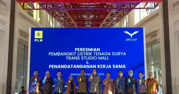 CT Corp Chairul Tanjung Resmikan PLTS Green Economy TSM Makassar