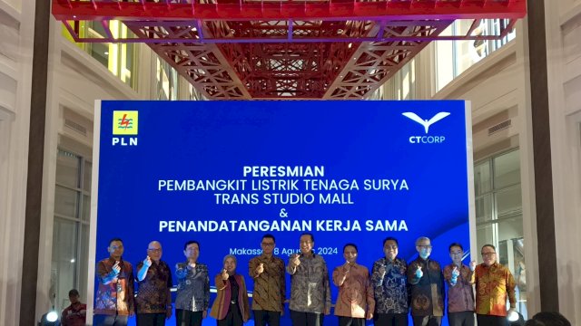 CT Corp Chairul Tanjung Resmikan PLTS Green Economy TSM Makassar 