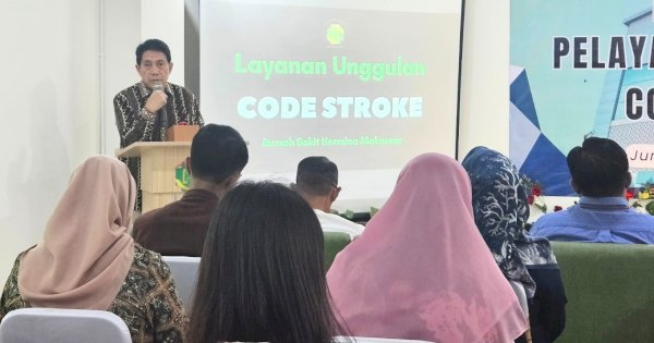Kadis Kesehatan Sulsel Resmikan Layanan Code Stroke RS Hermina
