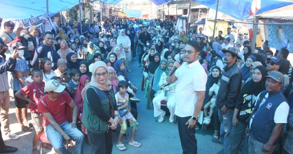 Lagi, Seto-Rezki Kompak Sapa Warga di Rappokalling