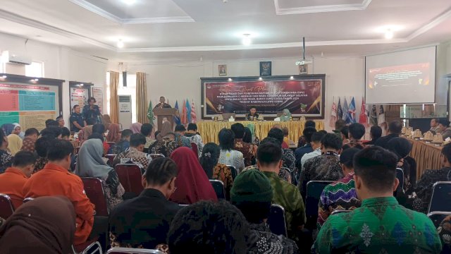 KPU Luwu Utara Gelar Rapat Pleno Rekapitulasi DPS Tahun 2024