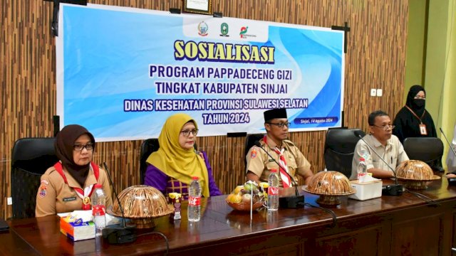 Cegah Stunting Dinkes Sinjai Sosialisasi Program Mappadeceng Gizi