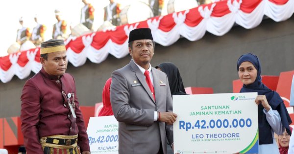 10 Ahli Waris Terima Santunan JKM di Momentum Kemerdekaan