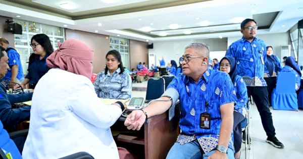 Ultah ke 100, Perumda Air Minum Makassar Gelar Aksi Donor Darah